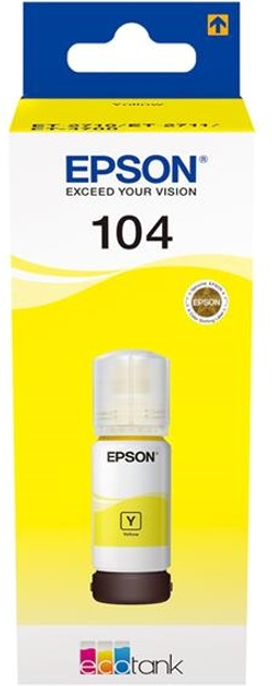 Tusz Epson 104 EcoTank Yellow (8715946655833) - obraz 1