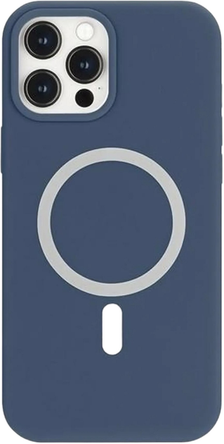 Панель Mercury MagSafe Silicone для Apple iPhone 12 mini Navy (8809793493851) - зображення 1