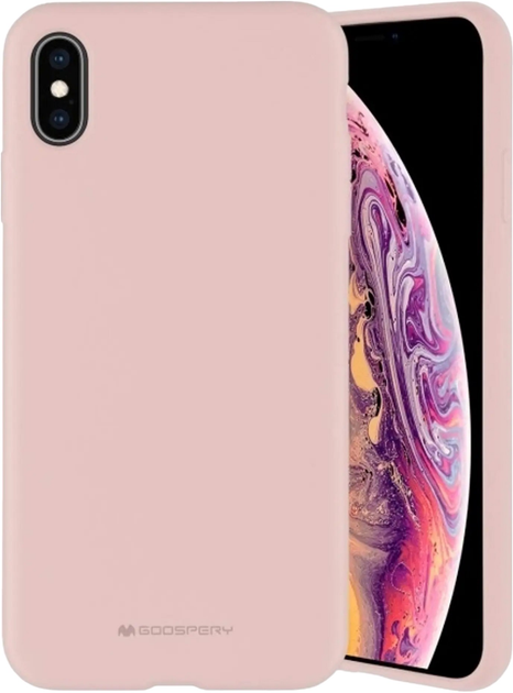 Etui Mercury Silicone do Apple iPhone 14 Plus Pink Sand (8809887824417) - obraz 1