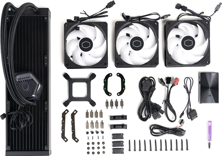 Chłodzenie wodne Cooler Master MASTERLIQUID 360 ATMOS (MLX-D36M-A25PZ-R1) - obraz 7
