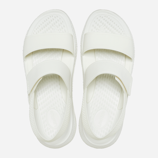 Sandały damskie sportowe Crocs Literide 360 Sandal W CR206711-ALWH 34-35 (W5) 21 cm Białe (191448715363) - obraz 4