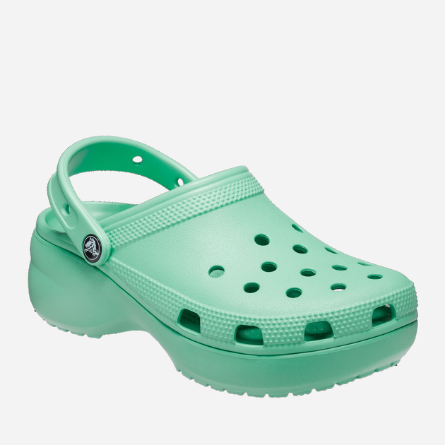 Chodaki damskie Crocs Classic Platform Clog W CR206750-JAST 36-37 (W6) 22 cm Miętowe (196265212767) - obraz 2