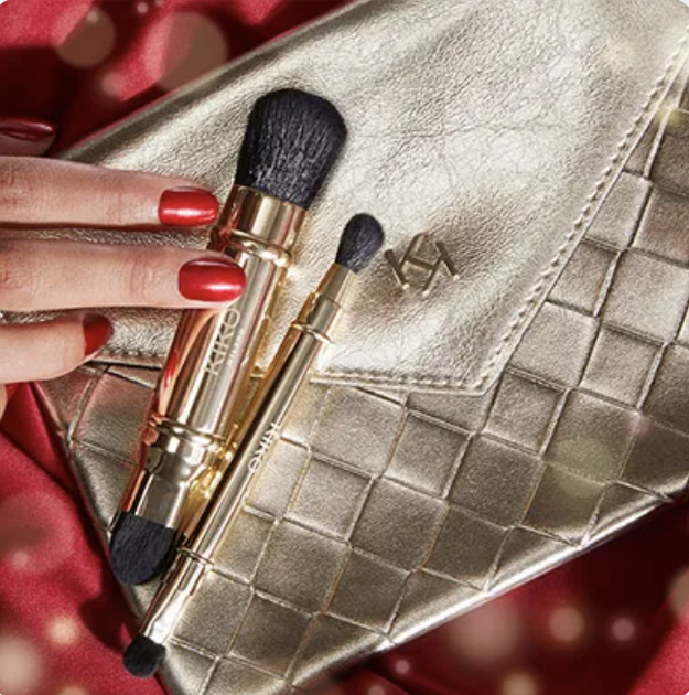 Набір пензлів Kiko Milano Holiday Première Unmissable Brushes Gift Set - зображення 4