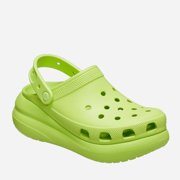Жіночі крокси Crocs Classic Crush Clog CR207521-LMDE 36-37 (M4/W6) 22 см Зелені (196265219476) - зображення 2