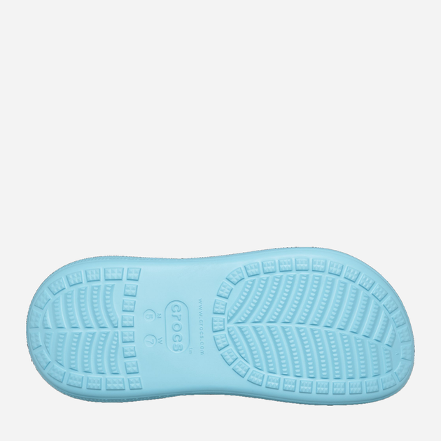 Жіночі крокси Crocs Classic Crush Clog CR207521-NEPT 42-43 (M9/W11) 25 см Світло-сині (196265304998) - зображення 6