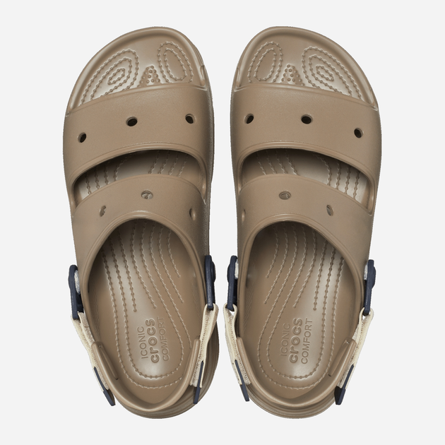 Чоловічі сандалі Crocs Classic All-Terrain Sandal M CR207711-KHMT 48-49 (M13) 31 см Бежеві (196265267538) - зображення 4