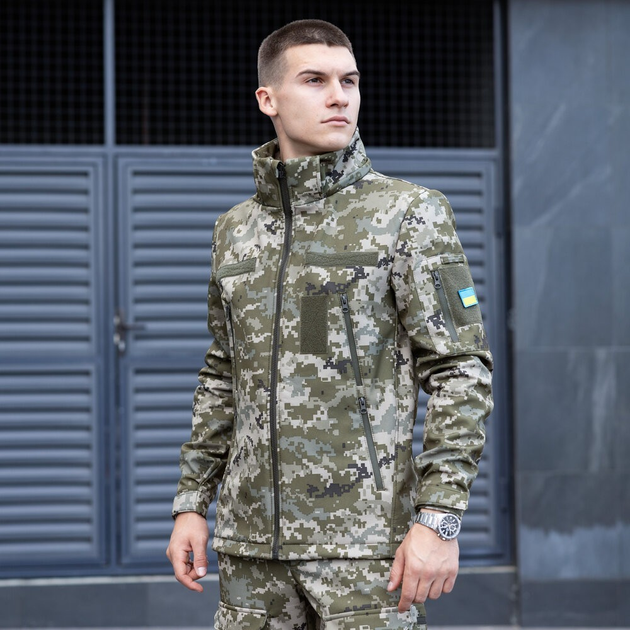 Куртка Pobedov Motive піксель військова M - зображення 1