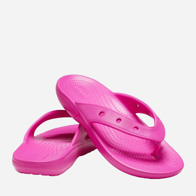 Жіночі в'єтнамки Crocs Classic Crocs Flip CR207713-JUIC 37-38 (M5/W7) 23 см Рожеві (196265223268) - зображення 3