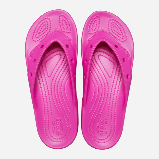 Жіночі в'єтнамки Crocs Classic Crocs Flip CR207713-JUIC 38-39 (M6/W8) 24 см Рожеві (196265223251) - зображення 5