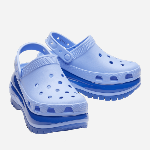Жіночі крокси Crocs Classic Mega Crush Clog W CR207988-MOJE 41-42 (M8/W10) 26 см Світло-сині (196265256884) - зображення 2