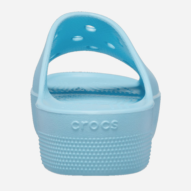 Жіночі шльопанці Crocs Classic Platform Slide W CR208180-ARTC 38-39 (W8) 24 см Світло-сині (196265299249) - зображення 3