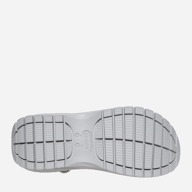 Sandały damskie na grubej podeszwie Crocs Mega Crush Rebel SNDL W CR208339-SHIM 39-40 (M7/W9) 25 cm Szare (196265238675) - obraz 5