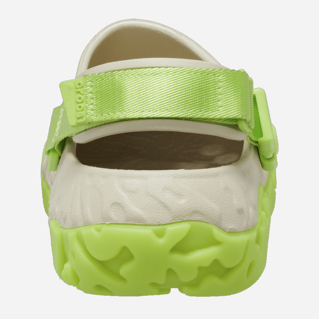 Чоловічі крокси Crocs All-Terrain Atlas Clog CR208391-BOLI 41-42 (M8/W10) 26 см Бежевий/Зелений (196265321735) - зображення 4