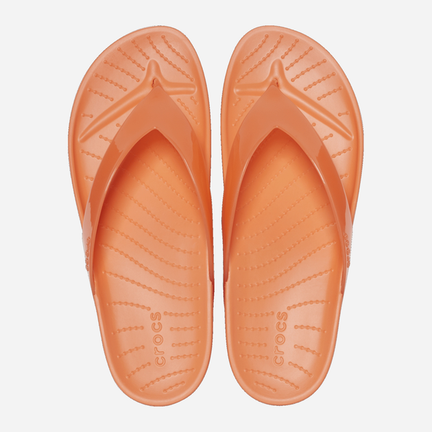 Жіночі в'єтнамки Crocs Splash Shine Flip CR208534-PERS 39-40 (W9) 25 см Помаранчеві (196265285938) - зображення 4