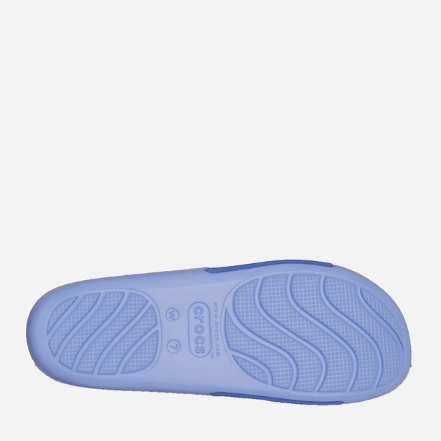 Жіночі шльопанці Crocs Splash Shine Slide CR208538-MOJE 41-42 (W10) 26 см Світло-сині (196265286348) - зображення 6
