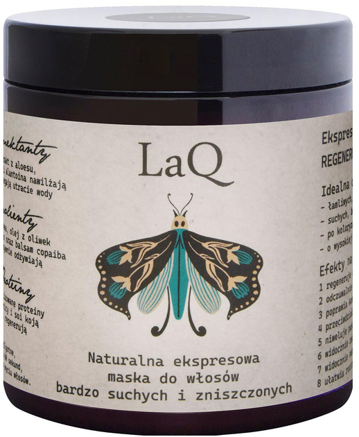 Maska do włosów LaQ ekspresowa regenerująco-odżywcza 8 w 1 250 ml (5902730839521) - obraz 1