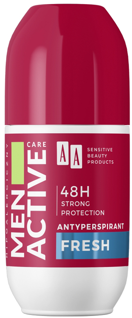 Антиперспірант AA Men Active Care roll-on Fresh 50 мл (5900116093130) - зображення 1