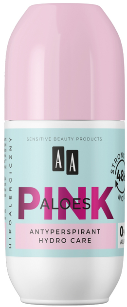 Антиперспірант AA Aloes Pink roll-on 50 мл (5900116093024) - зображення 1