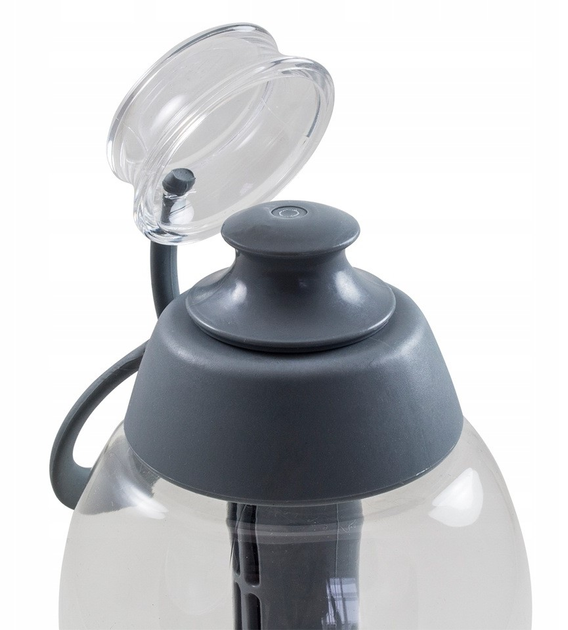 Пляшка для води Dafi Soft 500 мл + 2 фільтра Антрацит (5902884106968) - зображення 2