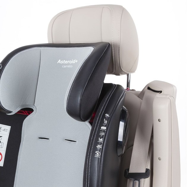 Детское универсальное автокресло CARRELLO Asteroid+ CRL-15801 Marble Grey ISOFIX группа 0+1/2/3 поворот на 360 та опорная стойка - изображение 3