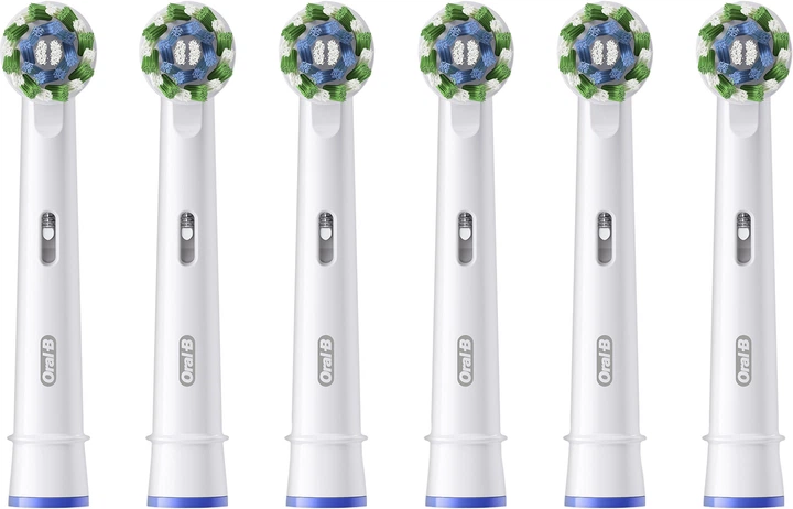 Насадки для електричної зубної щітки Oral-B Pro Cross Action, 6 шт білі (8006540847879) - зображення 3