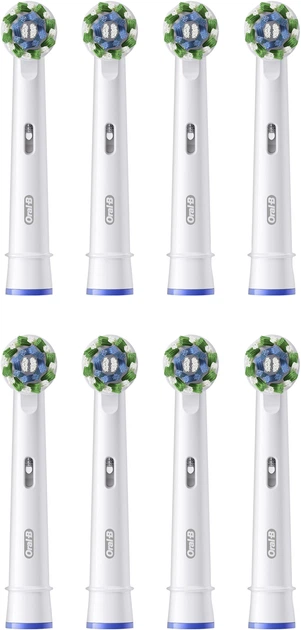 Насадки для електричної зубної щітки Oral-B Pro Cross Action, 8 шт білі (8006540847855) - зображення 3