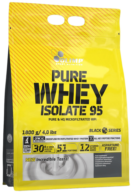 Протеїн Olimp Pure Whey Isolate 95 1.8 кг Ваніль (5901330059599) - зображення 1