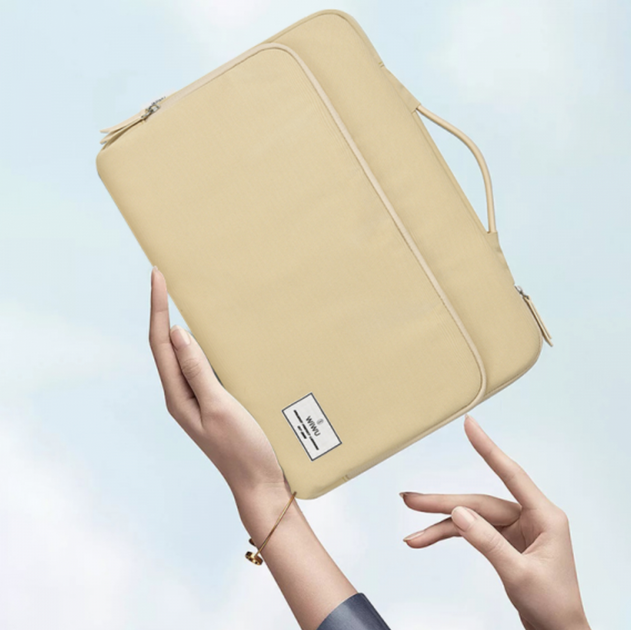 Чехол для MacBook 14 WIWU Ora Laptop Sleeve Series Beige - изображение 4