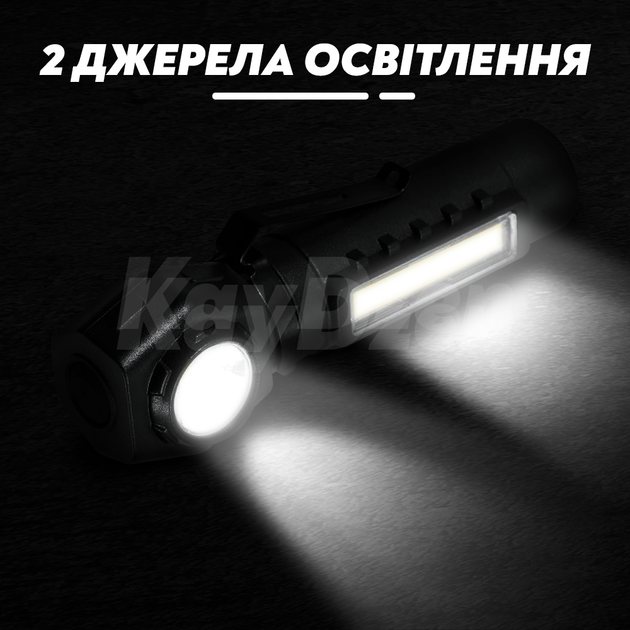Налобний ліхтар Andowl Q-TD101X1 акумуляторний LED ліхтарик - зображення 3