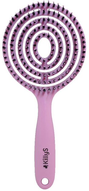 Гребінець KillyS Ovalo Flexi Hair Brush овальний для волосся Пудрово-рожевий (3031445004404) - зображення 1
