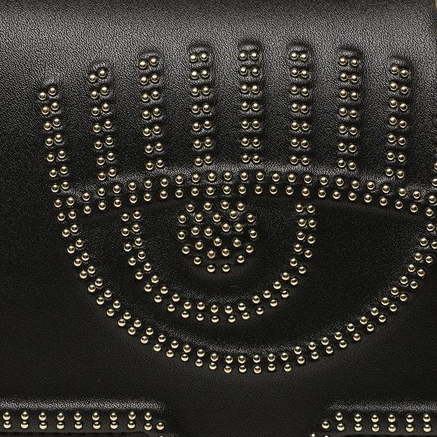 Сумка крос-боді жіноча Chiara Ferragni 74SB4BA2ZS518 Чорна (8052672426451) - зображення 5