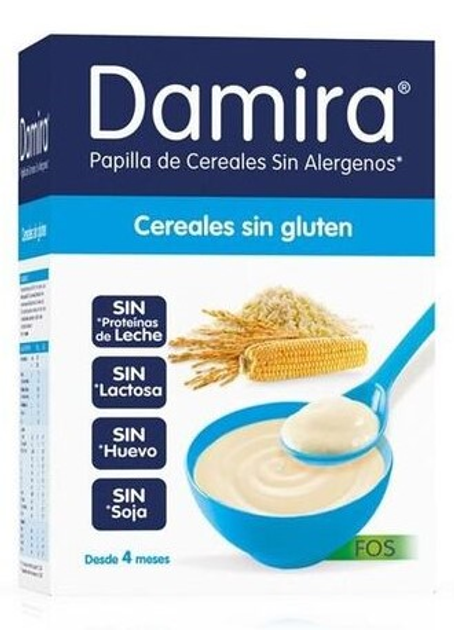 Безглютенова каша для дітей Damira Cereales Sin Gluten Fos 600 г (8470001690654) - зображення 1