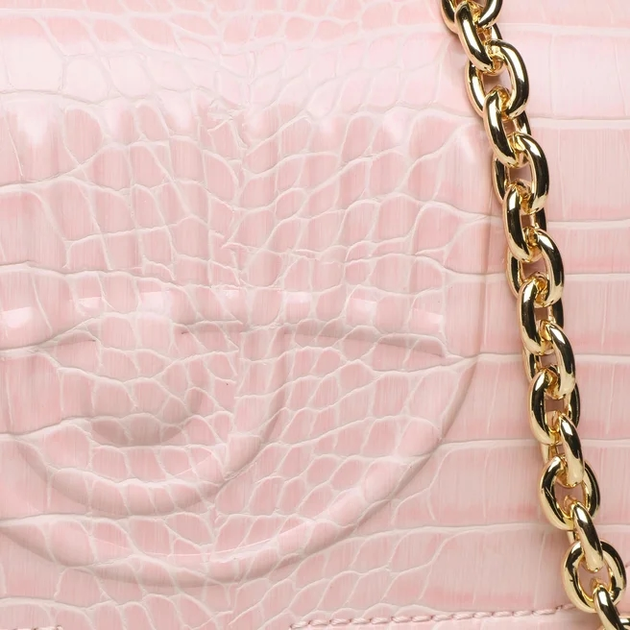 Сумка крос-боді жіноча Chiara Ferragni 74SB4BA2ZS728 Рожева (8052672353917) - зображення 6