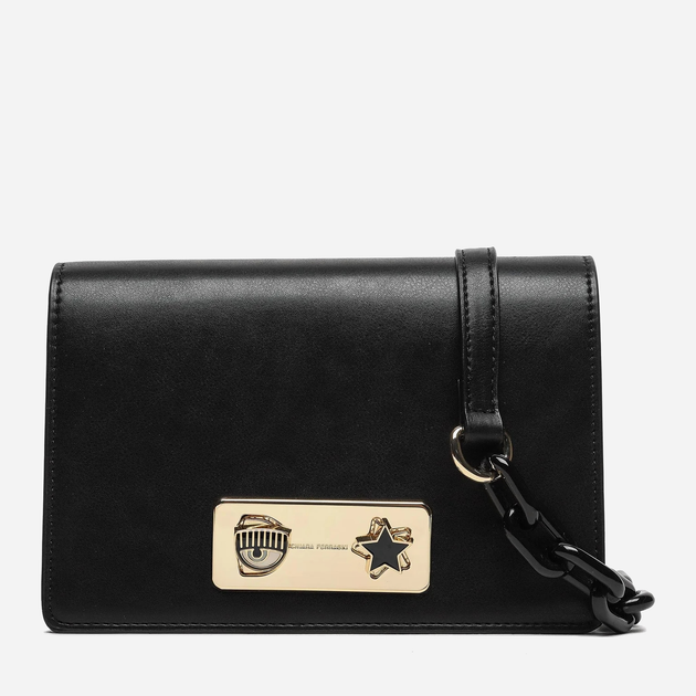 Torebka crossbody damska Chiara Ferragni 74SB4BE5ZS517 Czarna (8052672427717) - obraz 1