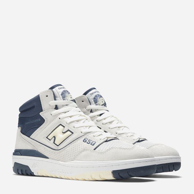 Tenisówki męskie wysokie New Balance 650 BB650RVN 40 (7US) 25 cm Jasnoszare (196652922613) - obraz 2