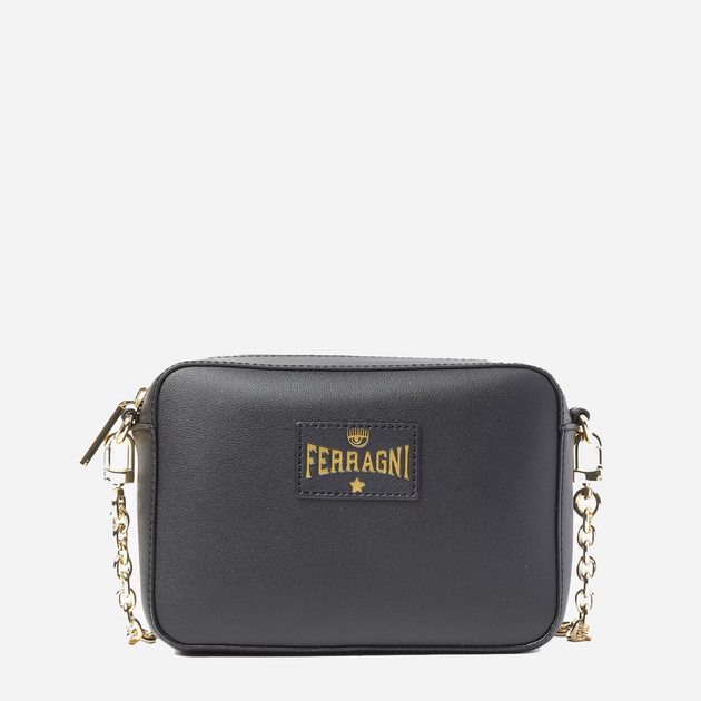 Torebka crossbody damska Chiara Ferragni 74SB4BN4ZS736 Czarna (8052672427380) - obraz 1