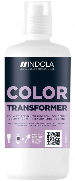 Środek do przekształcania farby trwałej w farbę półtrwałą Indola Color Transformer 750 ml (4045787716092) - obraz 1