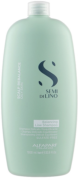 Шампунь для волосся проти лупи Alfaparf Semi Di Lino Scalp Rebalance Purifying Low Shampoo 1000 мл (8022297095905) - зображення 1