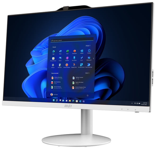 Monoblok MSI All-in-One Pro AP242 13M-259EU Biały - obraz 2