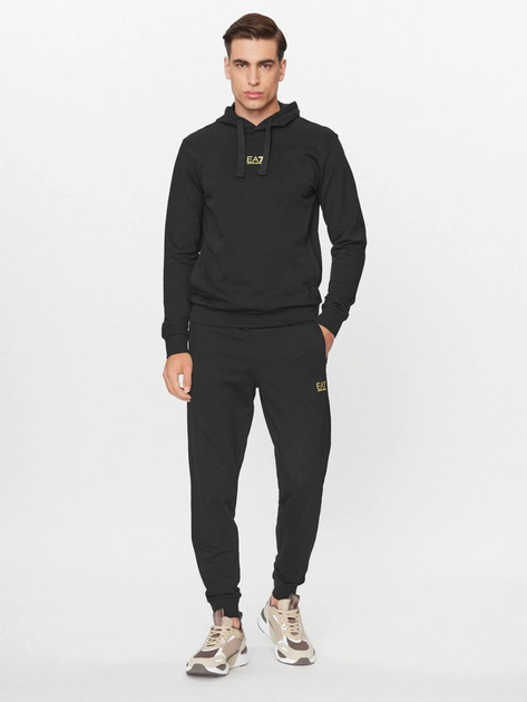 Спортивний костюм EA7 Train Core Id M T-Suit Hoodie Rn Ch Coft XL Black (8056861842213) - зображення 1