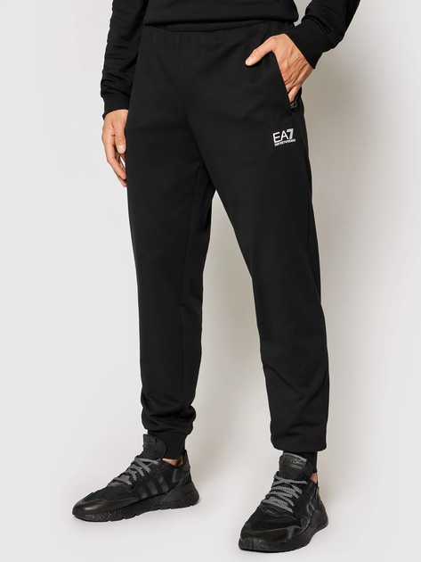 Спортивний костюм чоловічий EA7 Train Core Id M T-Suit Hoodie Rn Ch Coft 2XL Чорний (8056861842312) - зображення 4