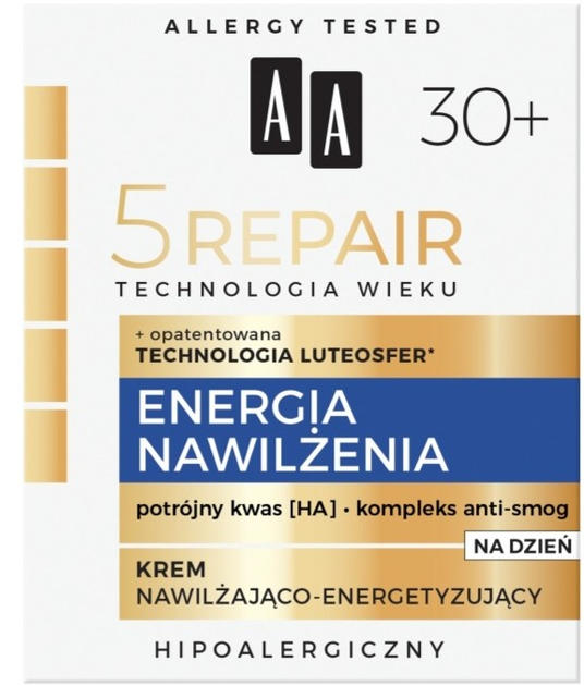 Крем AA Technologia Wieku 5Repair 30+ Енергія зволоження денний 50 мл (5900116043852) - зображення 1