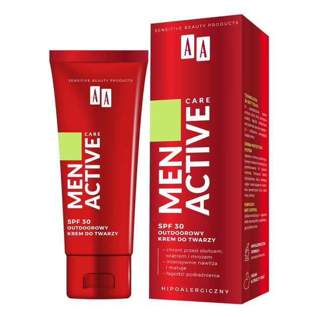 Крем для обличчя AA Men Active Care SPF30 50 мл (5900116086156) - зображення 1