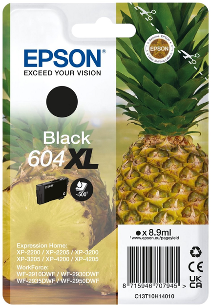 Картридж Epson 604XL Black (8715946707945) - зображення 1