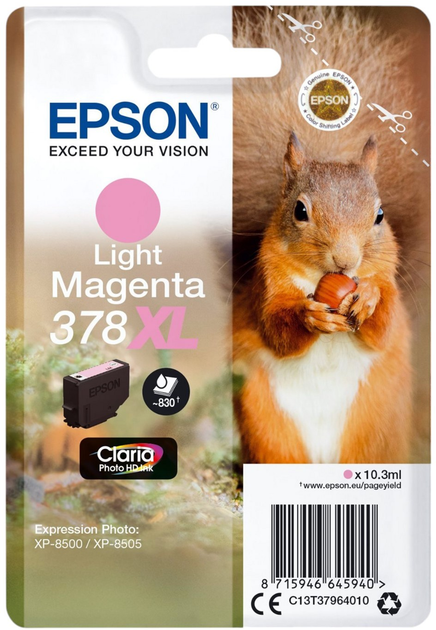 Tusz Epson 378XL Magenta (8715946645940) - obraz 1