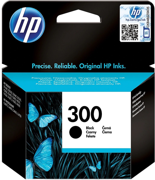 Картридж HP 300 Black (883585763306) - зображення 1