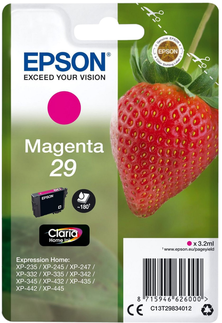 Tusz Epson 29 Magenta (8715946626000) - obraz 1