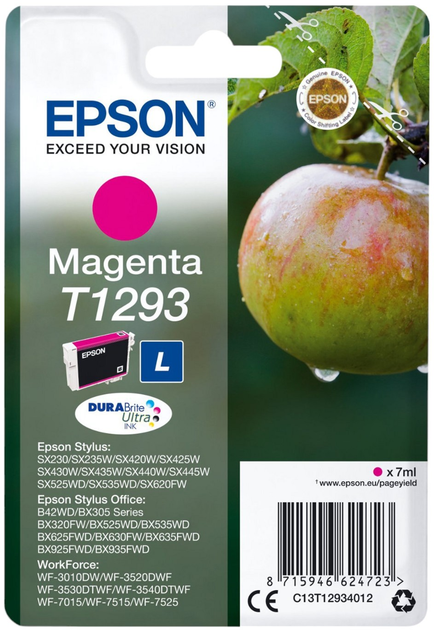 Tusz Epson T1293 Magenta (8715946624723) - obraz 1