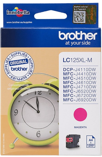 Картридж Brother LC-125XLM Magenta (4977766713955) - зображення 1