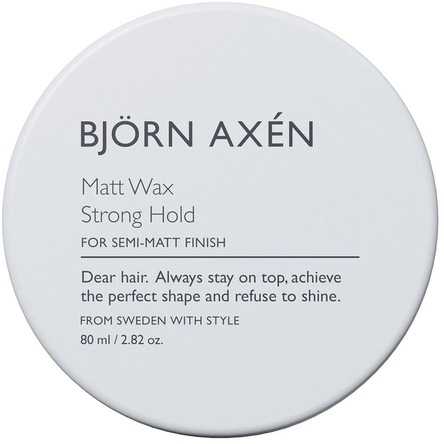 Wosk do włosów Björn Axén Matt Wax Strong Hold matujący 80 ml (7350001701127) - obraz 1